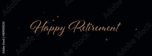 happy retirement text