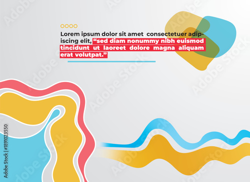 Vector abstract white gradient and geometric background for bussines presentation or cover. copy space for text template