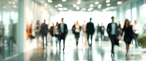 Wallpaper Mural business people in office in blurry for background. High quality Torontodigital.ca
