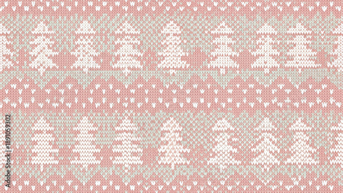 knitted christmas pattern seamless nordic sweater vector background 
