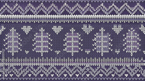 knitted christmas pattern seamless nordic sweater vector background 
