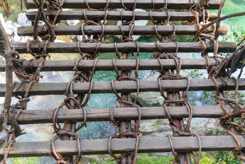 祖谷のかずら橋　橋梁部分
