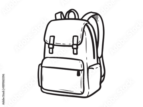 Backpack Illustration for Outdoor Adventures