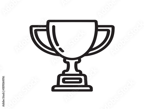 Minimalist trophy icon