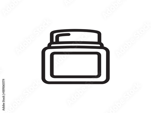 Minimalist coffee maker icon