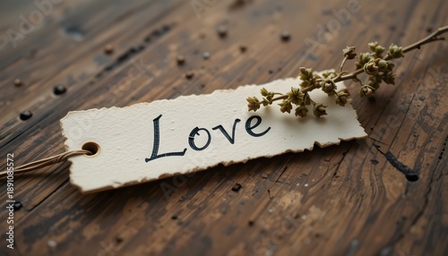 Obraz w ramie love bookmark