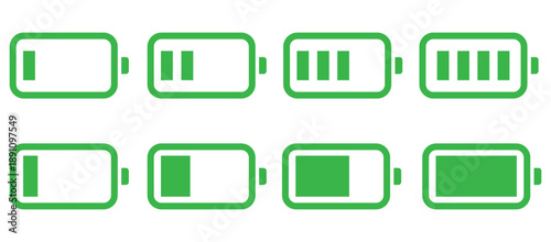 Battery Level Indicator Icons