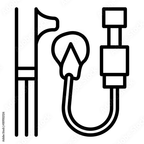 Coronary Angioplasty Vector Icon