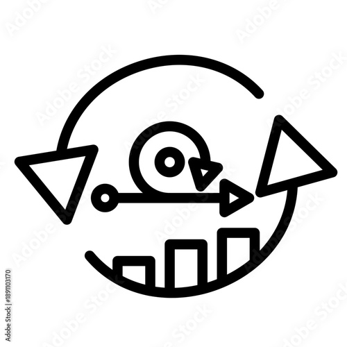 Continuous Improvement Vector Icon