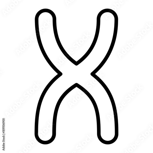 Chromosome Vector Icon