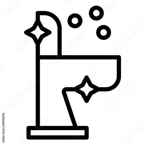 Toilet Cleaner Vector Icon