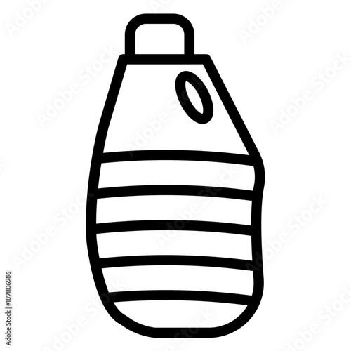 Bleach Bottle Vector Icon