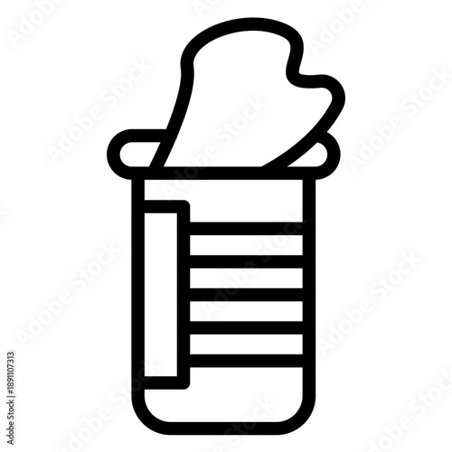 Disinfection Wipes Vector Icon