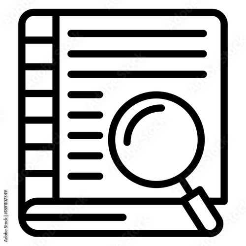 Case Study Vector Icon