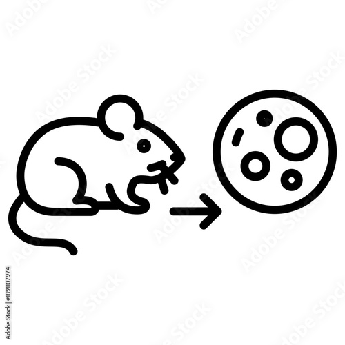 Genetic Modification Animals Vector Icon