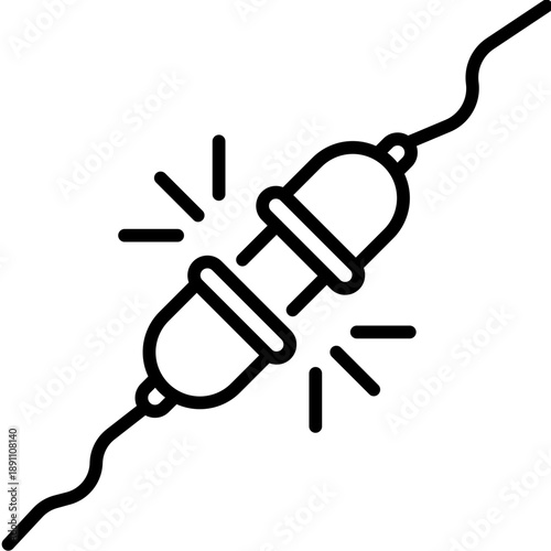 Socket Connection Vector Icon