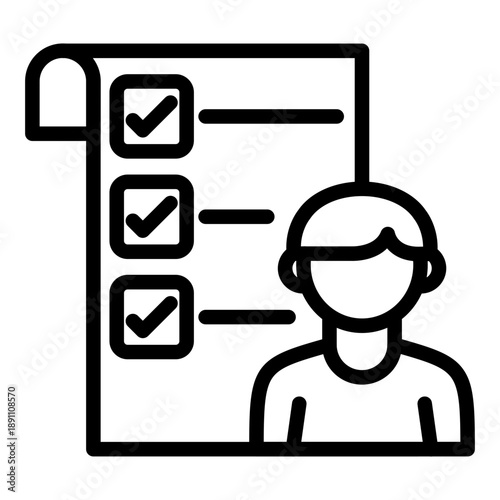 Guest List Vector Icon