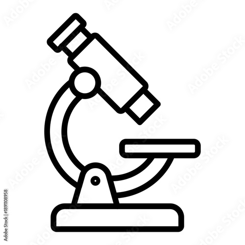 Microscope Vector Icon