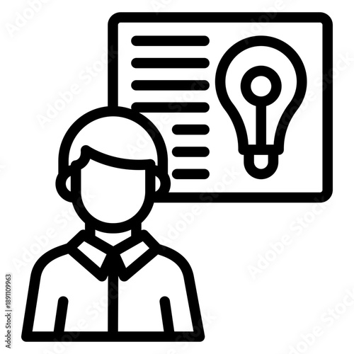 Pitch Deck Vector Icon