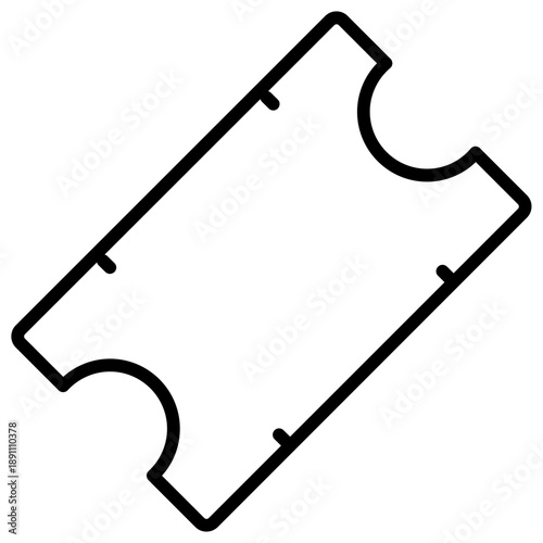 Ticket Vector Icon