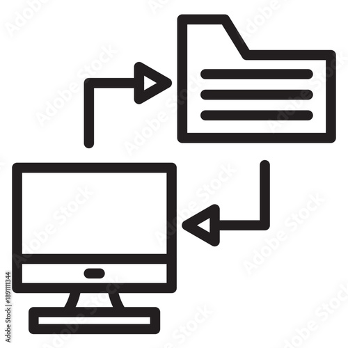 Restore Backup Vector Icon