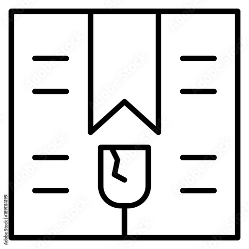 Fragile Vector Icon