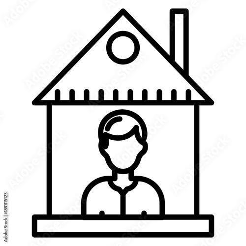 Isolation Vector Icon