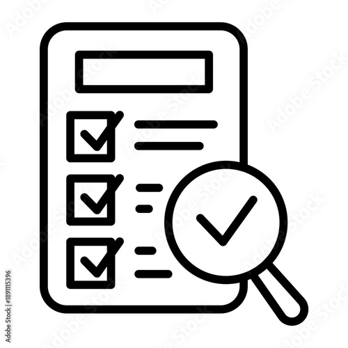 Condition Report Vector Icon