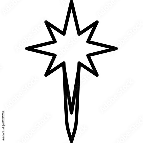 Star Of Bethlehem Vector Icon