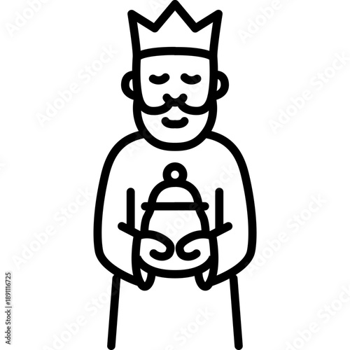 Wise Men Vector Icon