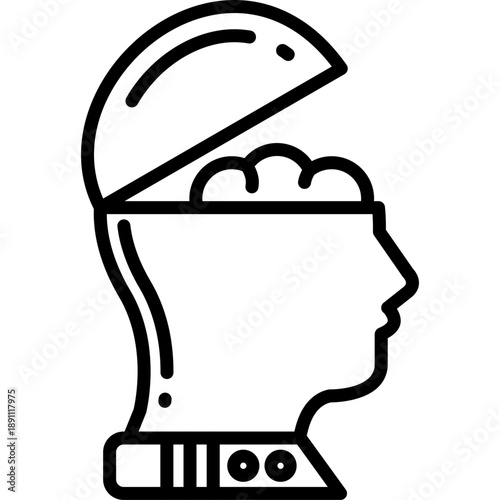 Open Mindedness Vector Icon