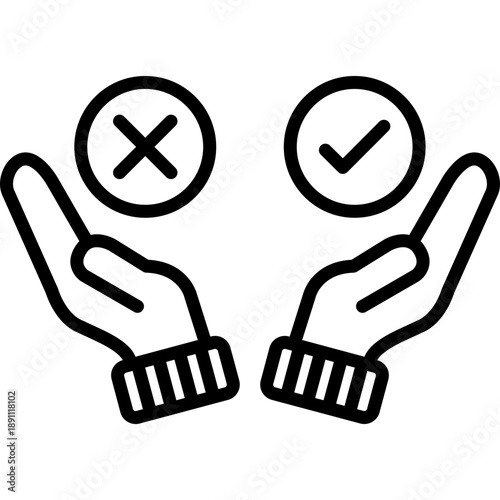 Decision Making Vector Icon