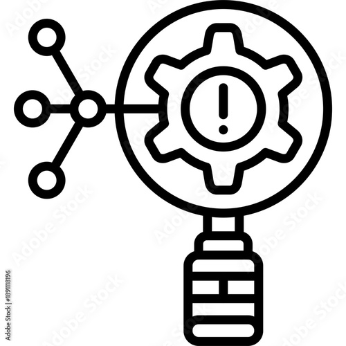 Root Cause Analysis Vector Icon