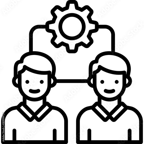 Coordination Vector Icon