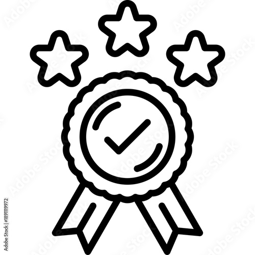 Brand Reputation Vector Icon