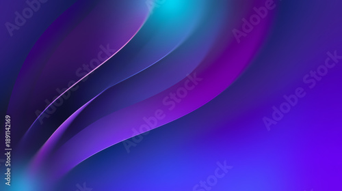 Wallpaper Mural Abstract Purple and Blue Flowing Lines Torontodigital.ca