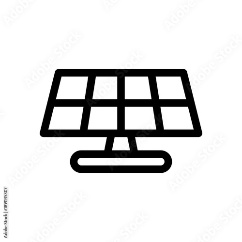 Hot temperature of sola cell icon