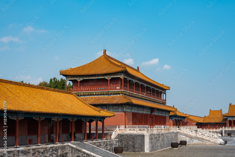 Obraz premium The Forbidden City Beijing - Imperial Palace Architecture