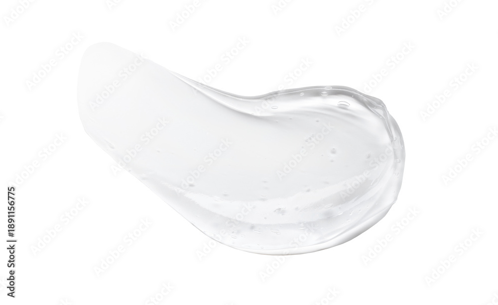 Naklejka premium cosmetic smears cream gel texture on transparent background