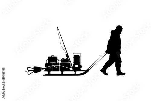 Man Using Lawn Mower