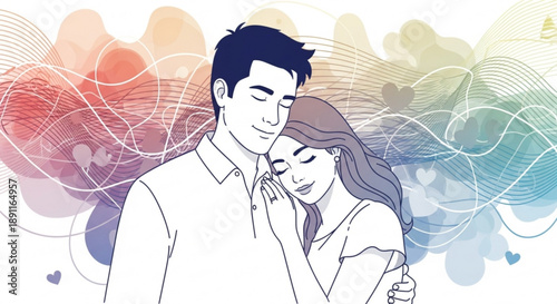 Colorful abstract geometric pattern, seamless background for design and decoration, playful and modern vector art