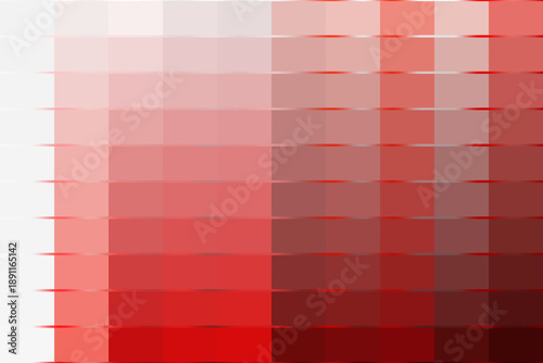 A gradient of red hues transitioning from light to dark on white background