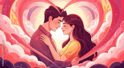 Modern minimalist abstract gradient background, smooth color transition from pink to purple for web design