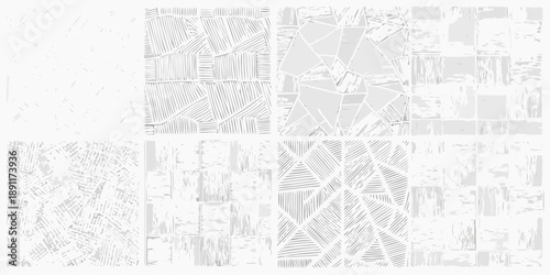 Abstract geometric patterns in grayscale a study of lines and shapes