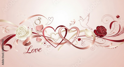 Clean vector illustration of a family holding hands and walking towards a bright future, symbolizing unity, hope, and positive life journey.