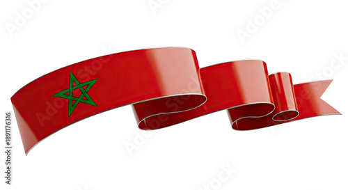 Morocco Flag Ribbon