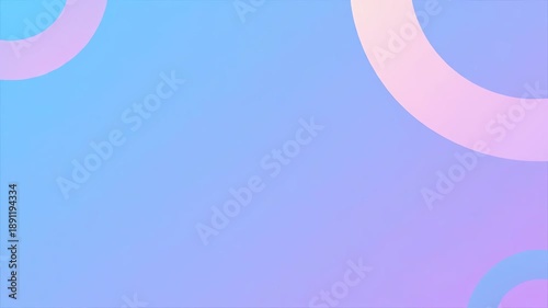 Abstract background with blue, purple, and pink gradient and circular shapes.