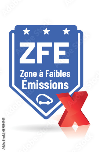 ZFE - acronyme - zone à faibles émissions