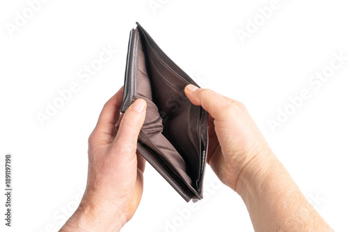 an empty wallet