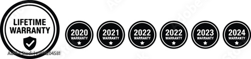Lifetime Warranty and Annual Warranty Seals for Product Assurance.